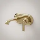 Mitigeur lavabo mural doré, Liberty