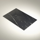 Receveur 80x120, Marbre Black Marquina, Lake