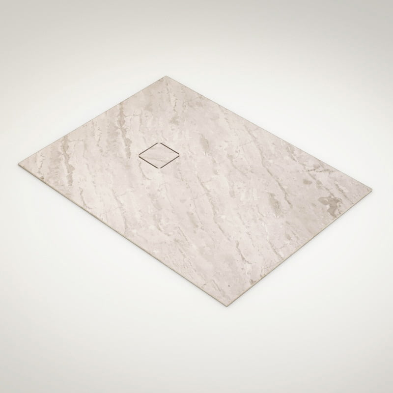 Receveur 90x120 et 140, Marbre, Cappucino, Lake