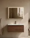 Armoire de toilette 100 cm, LED, Montebello