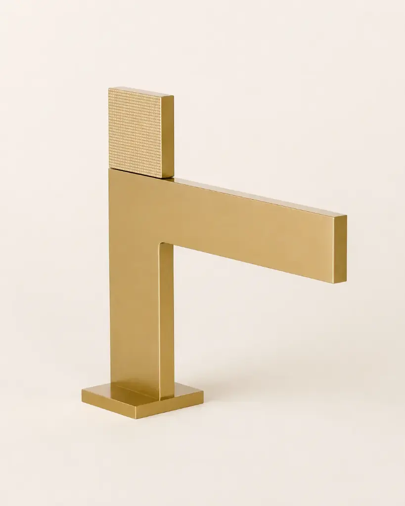 Robinet mitigeur lavabo, doré mat, Slim, Concorde