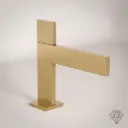 Robinet mitigeur lavabo, doré mat, Slim, Concorde