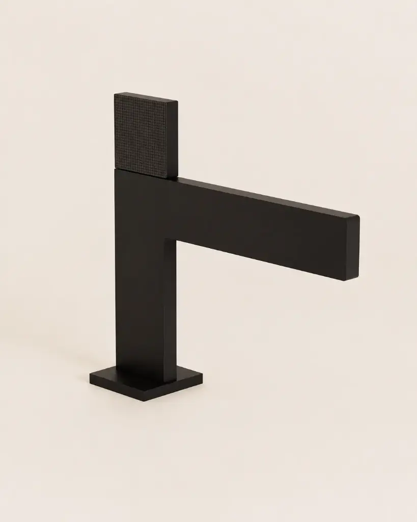 Robinet mitigeur lavabo, noir mat, Slim, Concorde