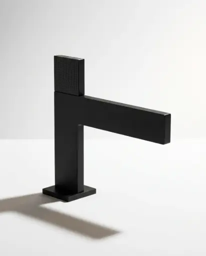 Robinet mitigeur lavabo, noir mat, Slim, Concorde