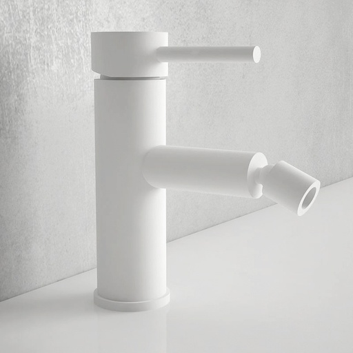 Robinet mitigeur bidet blanc mat, Jack