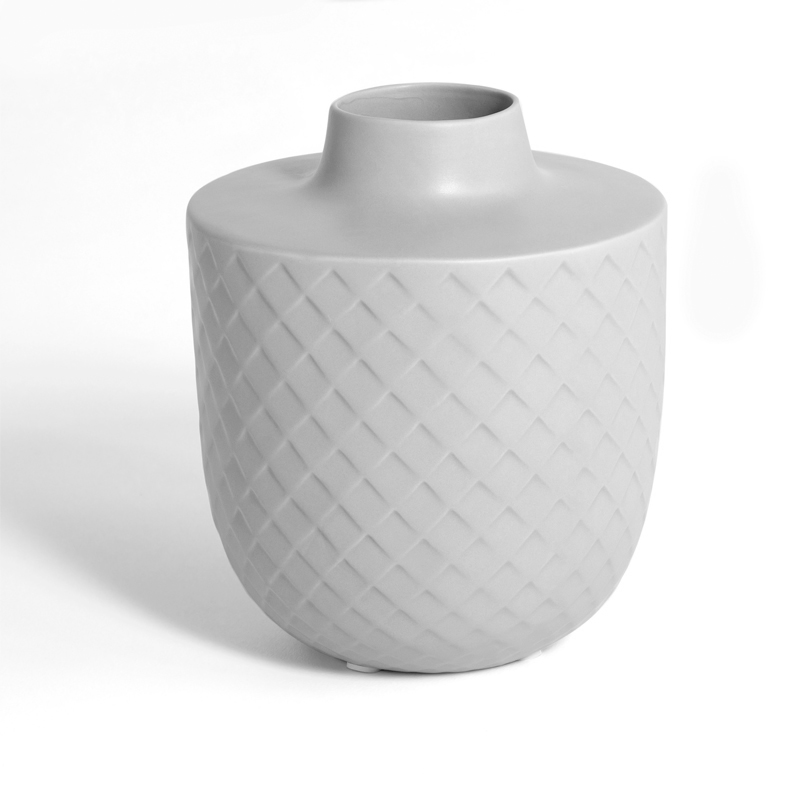 Vase en céramique, Gris