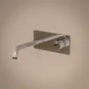 Robinet mitigeur lavabo progressif mural finition chromée, Olip