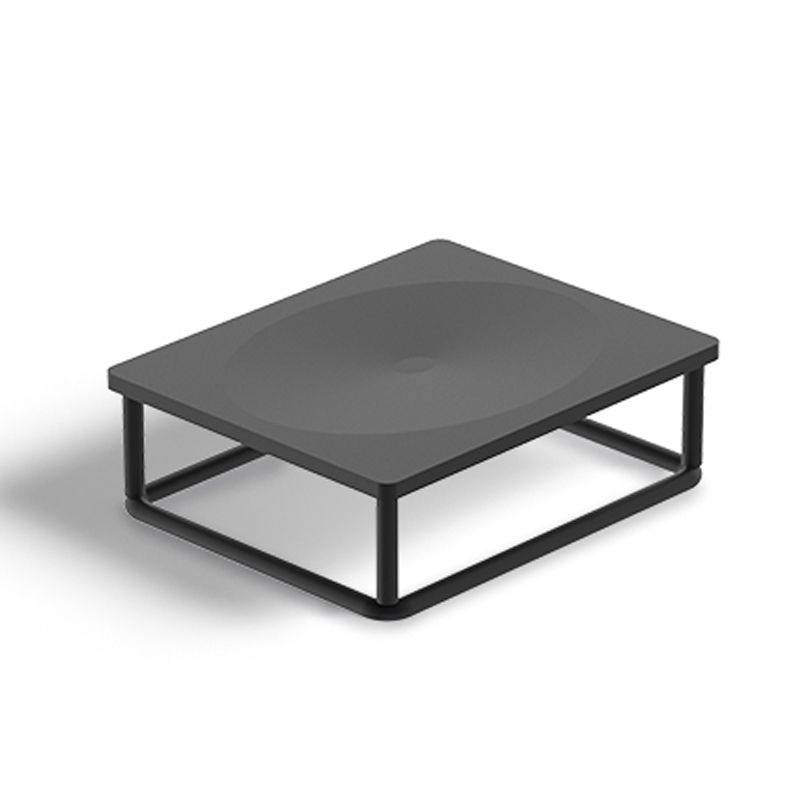 Porte-savon à poser - Noir mat - Infinity elegance