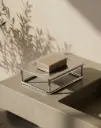 Porte-savon à poser - Chromé brossé - Infinity elegance