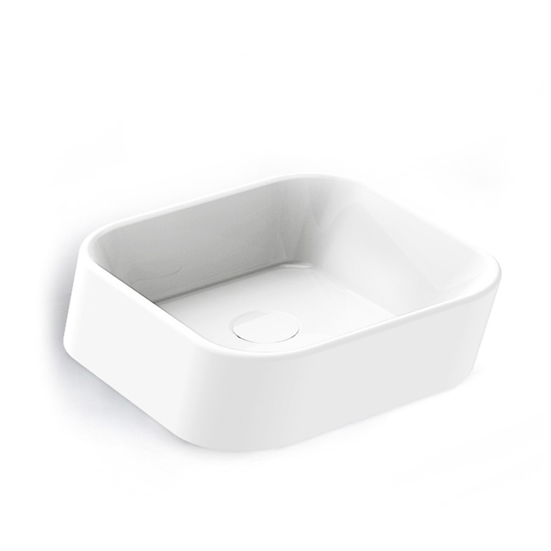 Vasque à poser 35cm céramique blanche, Infinity Elements