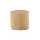 Manette pour mitigeur lavabo Flow Round, Bois clair