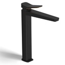 Robinet mitigeur lavabo surélevé noir et doré rose, Hix