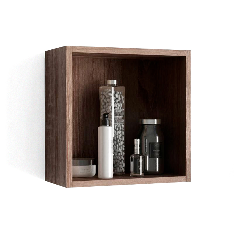 Cube de rangement ouvert 33x33 cm, bois Britannia, Cubo