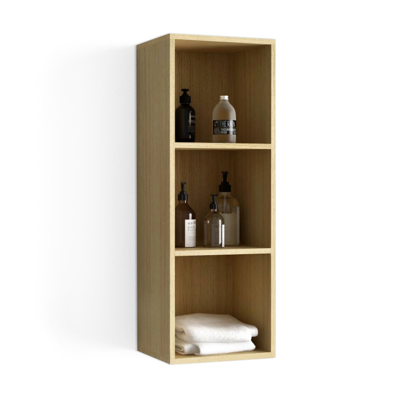 Demi-colonne de rangement 92cm, Chêne clair, Essentiel