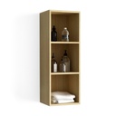 Demi-colonne de rangement 92cm, Chêne clair, Essentiel