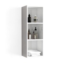 Demi-colonne de rangement 92cm, Blanc Brillant, Essentiel