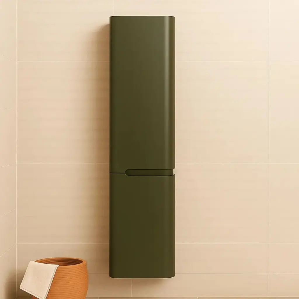 Sorbonne, Colonne Vert Jonc Mat, 135x30x30