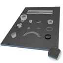 Receveur de douche à carreler 140x90 cm redécoupable, Doccia lineare