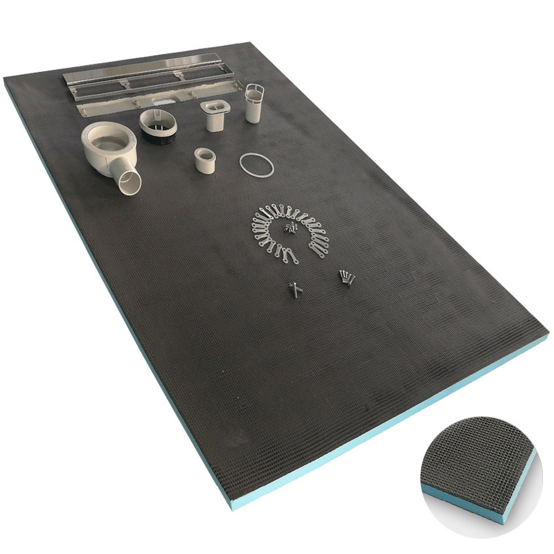 Receveur de douche à carreler 200x100 cm redécoupable, Doccia lineare