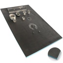 Receveur de douche à carreler 200x100 cm redécoupable, Doccia lineare