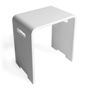 Tabouret, matière composite, Mineral