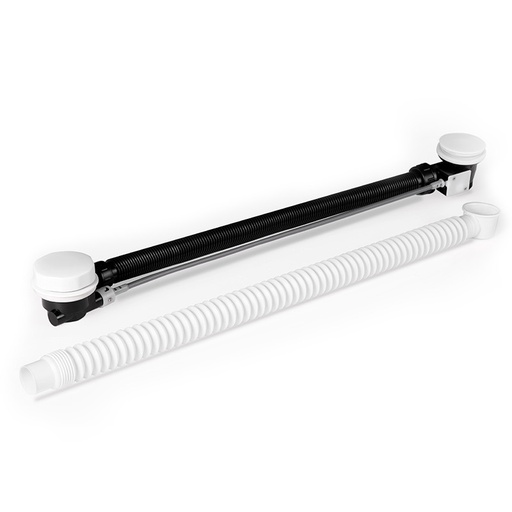 Vidage - remplissage de baignoire, blanc mat