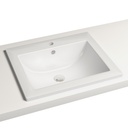 Vasque à encastrer par dessus 53 x 45 cm rectangulaire Céramique, Kopi