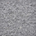 Mosaïque en pierre, 30x30 cm, Quadra, gris clair