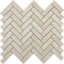 Mosaïque en pierre, 28x32 cm, Stripe stone, beige