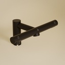 Robinet Electronique + Distributeur de savon + Sèche-mains sur plage, Noir mat, Orly Air