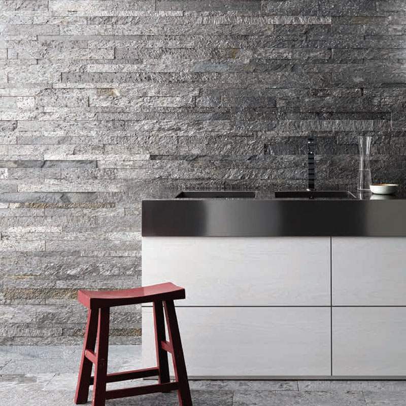 Pierre de parement auto-adhésive, 15 x 60 cm, London Sapphire