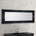  Valérie, miroir salle de bain 168x73 cm, cadre verre noir