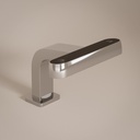 Robinet Electronique + Distributeur de savon sur plage, chromé, Orly