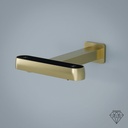 Robinet Electronique + Distributeur de savon mural, Doré mat, Orly