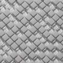 Mosaïque verre et cristal gris, 30,5x30,5 cm, City Gris