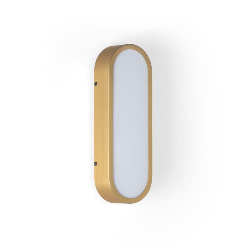 Applique murale 30 cm doré brossé, Opéra30