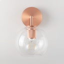 Applique murale 27 cm bronze brossé, Round