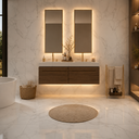 Carrelage sol et mur 60x120 cm 9mm Pacific Statuario Brillant 