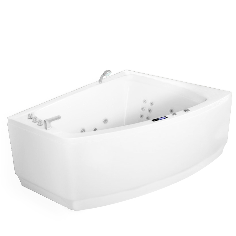 Caleca, baignoire balnéo asymétrique, 180x140 cm, droite