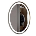 Miroir 80x60 cm lumineux Oval, avec éclairage LED,