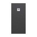 Receveur de douche 80x120 cm en résine minérale, Noir, France