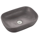 Vasque béton, 45,5x33 cm, gris anthracite, Quota