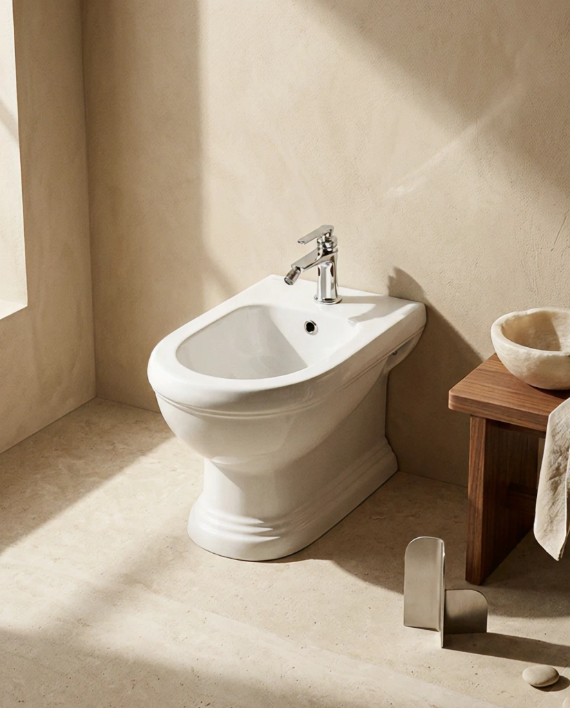 Bidet suspendu rétro, Laetitia