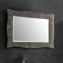 Alexandra, miroir salle de bain  98X70 cm, cadre bronze