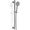 Set de douche complet avec barre, douchette ronde Châtelet II, chrome