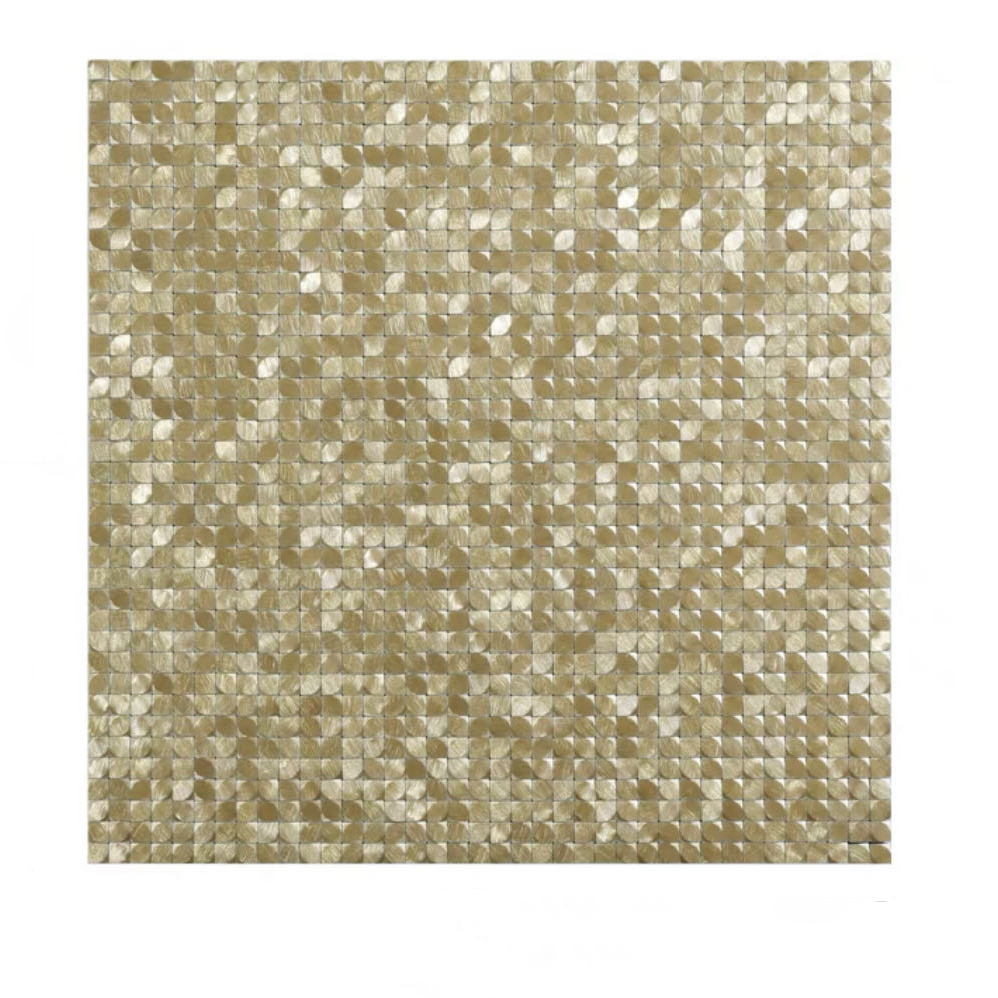 Mosaïque 30x30x3 Fractal Gold, Adhésive, Prix des 4 pièces