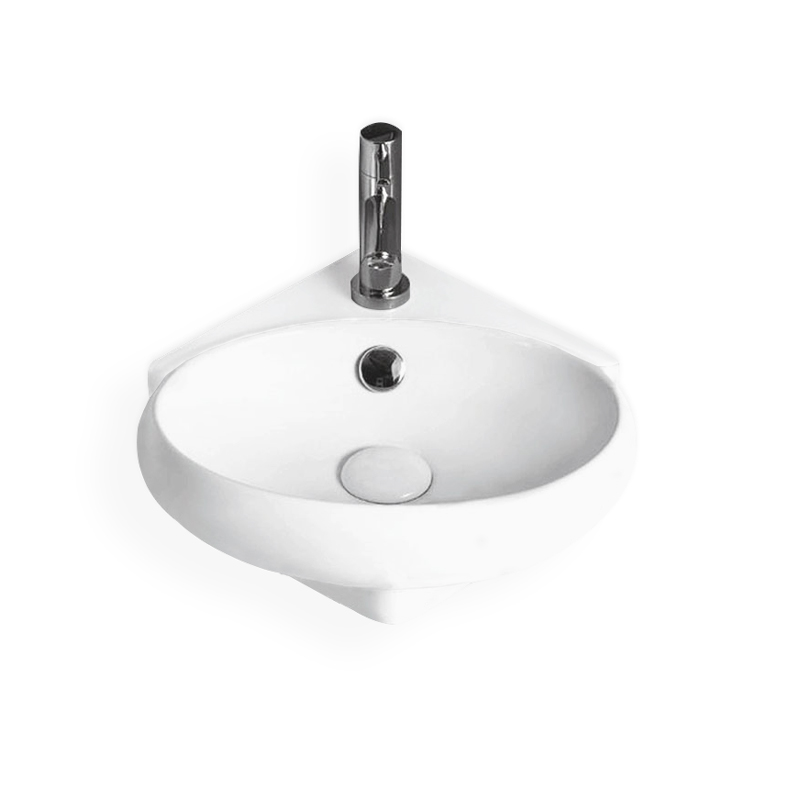 Lave-mains d'angle 38x36cm, céramique, Pure