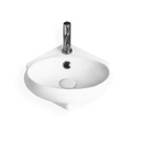 Lave-mains d'angle 38x36cm, céramique, Pure