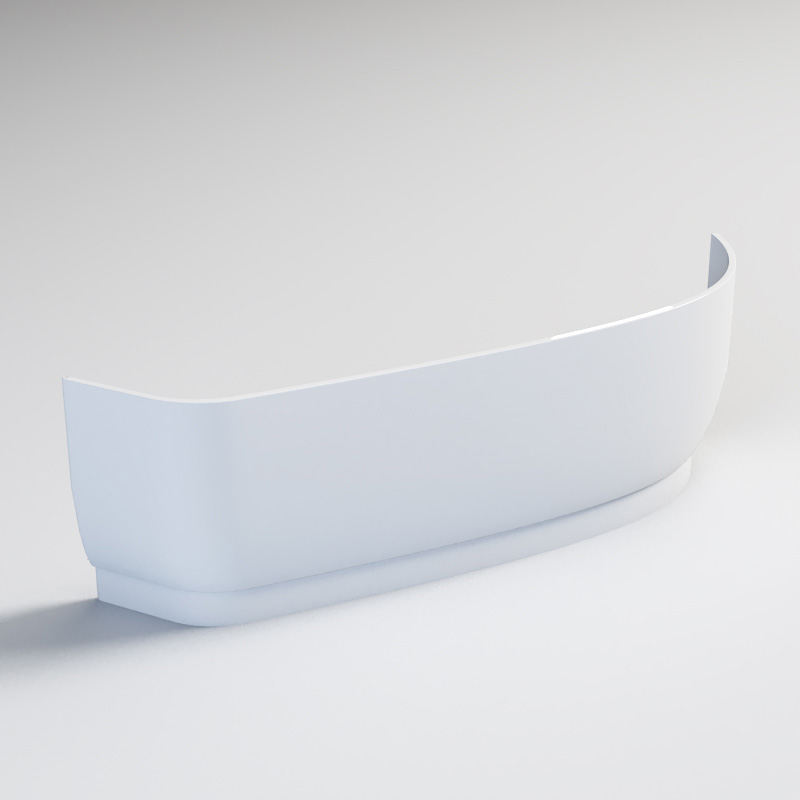 Tablier de baignoire asymétrique gauche pour Selena 160 cm
