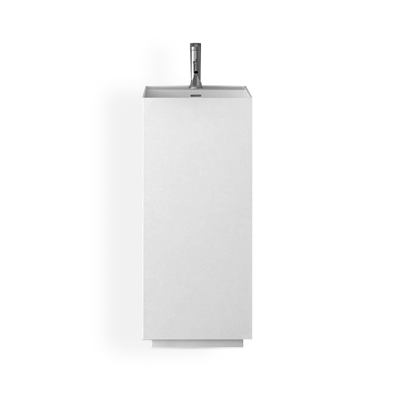 Lavabo à poser rectangle 38x90 cm, Solid Surface, Thin